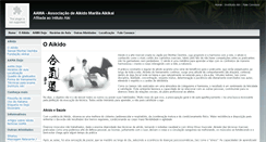Desktop Screenshot of aikidomarilia.com.br